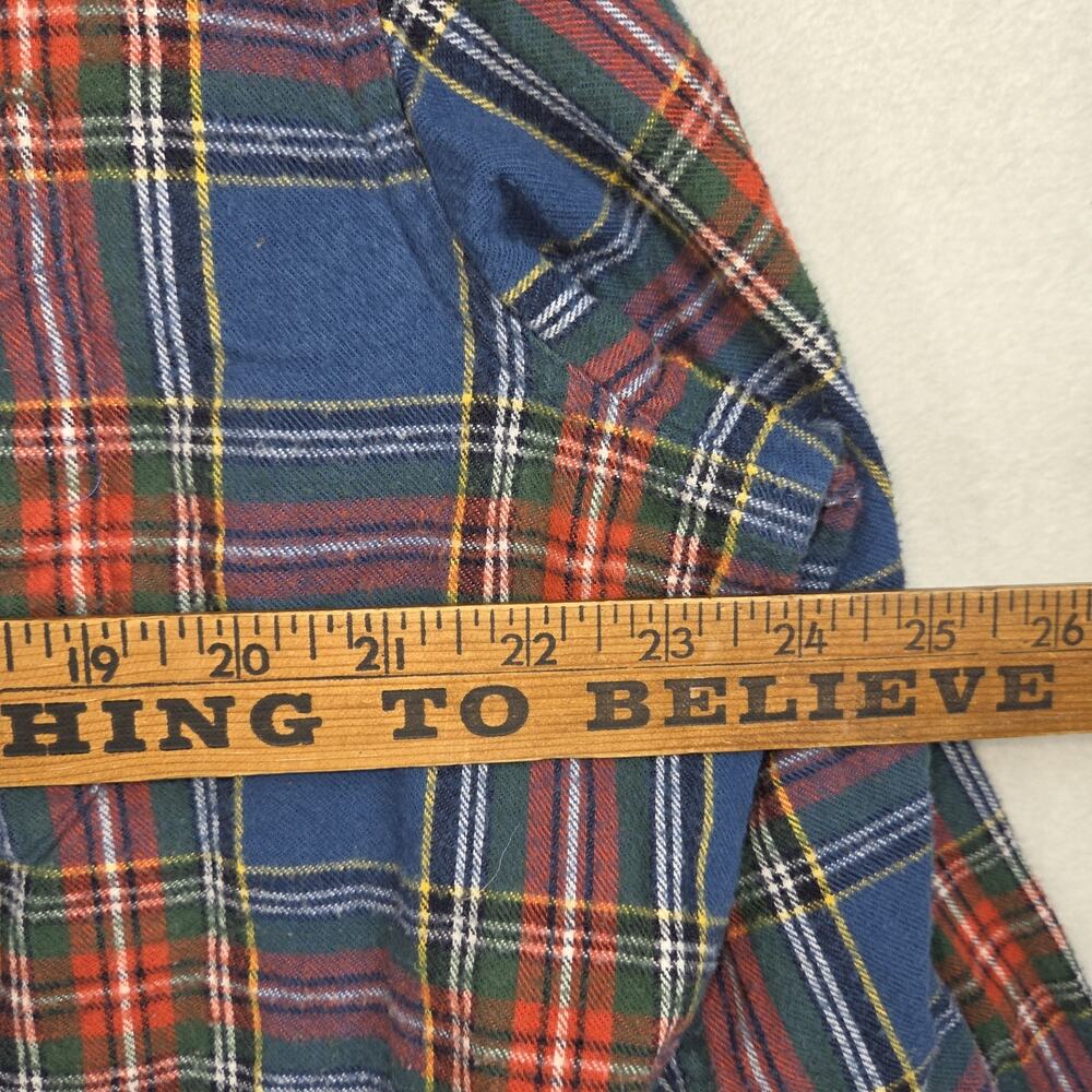 Vtg LL Bean Mens Shirt Sz XXXL Red Plaid Gorpcore Long Sleeve Gorpcore Collared - Picture 10 of 16